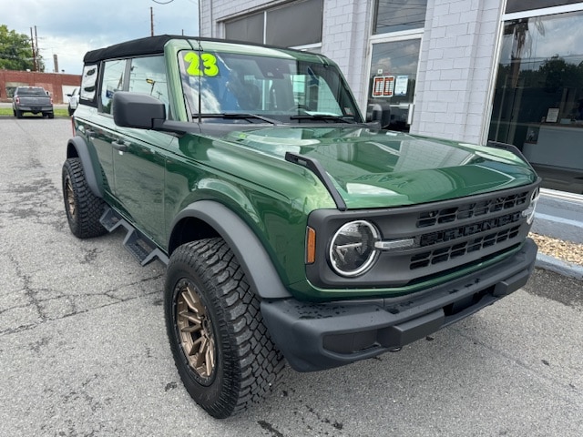 Used 2023 Ford Bronco 4-Door Base with VIN 1FMEE5BP8PLA87830 for sale in Milton, PA