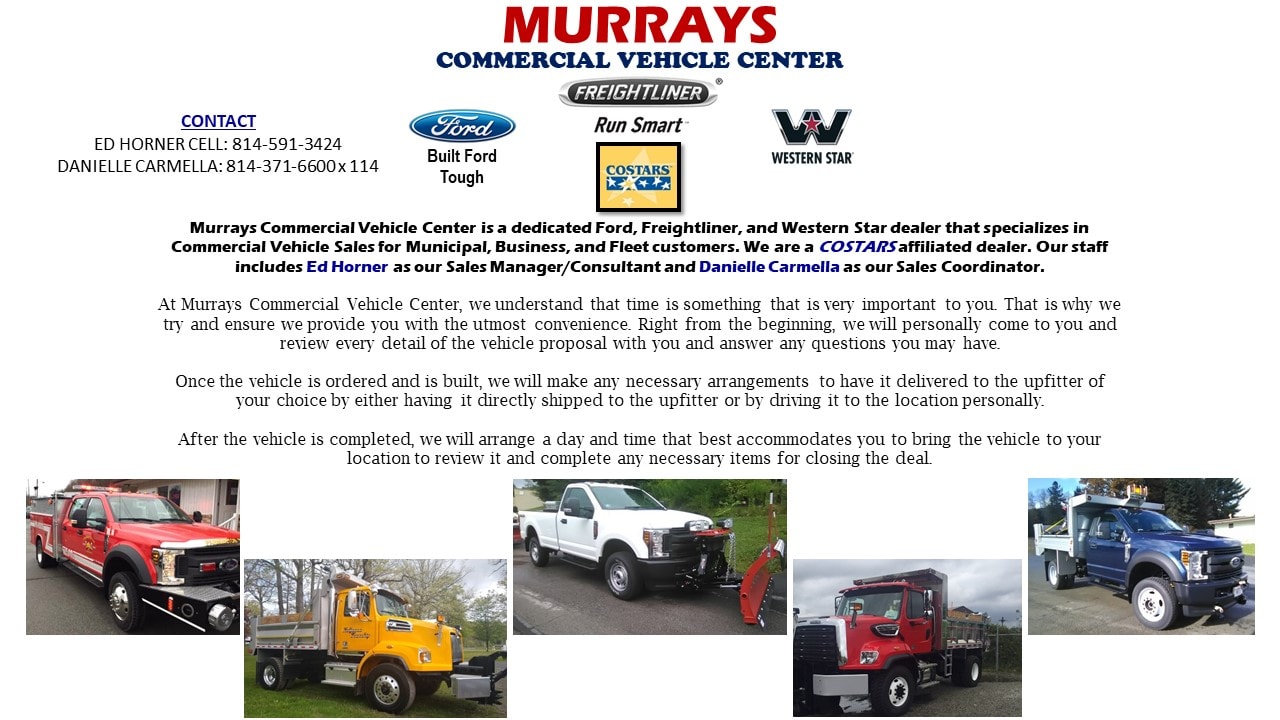 Murray Ford Dubois Pa >> Commercial Vehicle Center Murray S Ford Lincoln Murray Ford Dubois Pa >> Commercial Vehicle Center Murray S Ford Lincoln