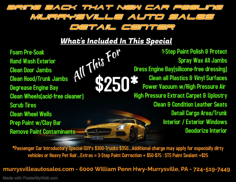 Used Cars, Trucks and Vans on Sale Murrysville Auto Sales