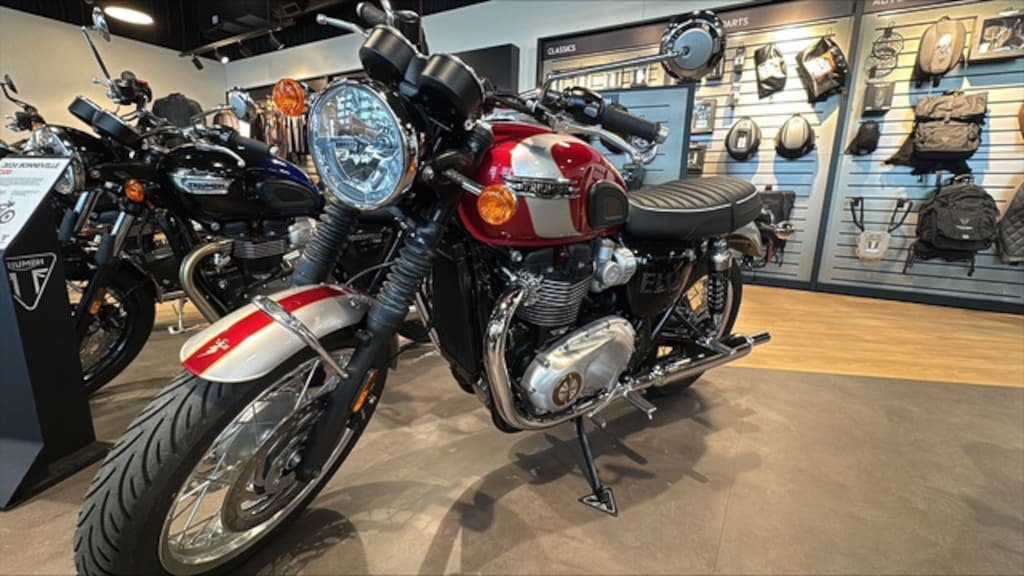 New 2025 Triumph Bonneville T120 Elvis Presley Limited Edition Carn MotorCycle