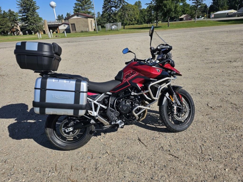 Used 2024 Triumph Tiger 900 GT Pro Carnival Red Sapphire Black MotorCycle