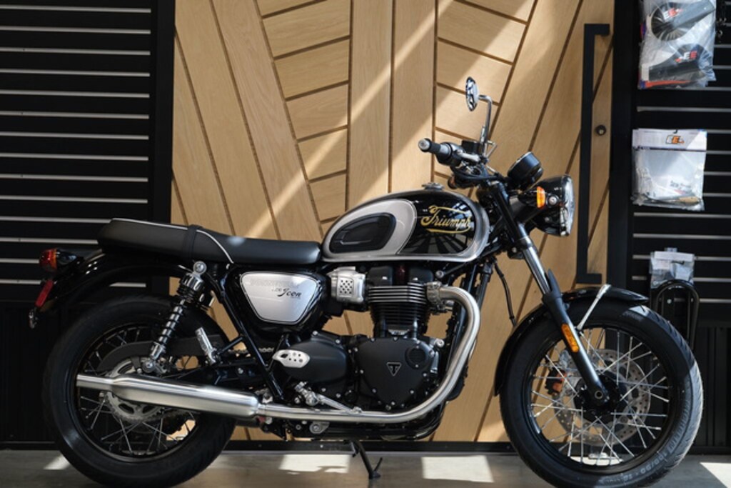 New 2025 Triumph Bonneville T100 Icon Edition Cobalt Blue (Chrome ED) MotorCycle