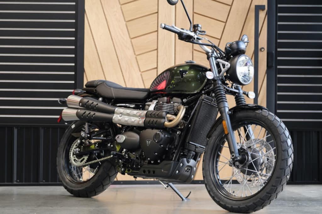 New 2023 Triumph Scrambler 900 Chrome Edition Brooklands Green Chrome Edition Brooklands Green MotorCycle