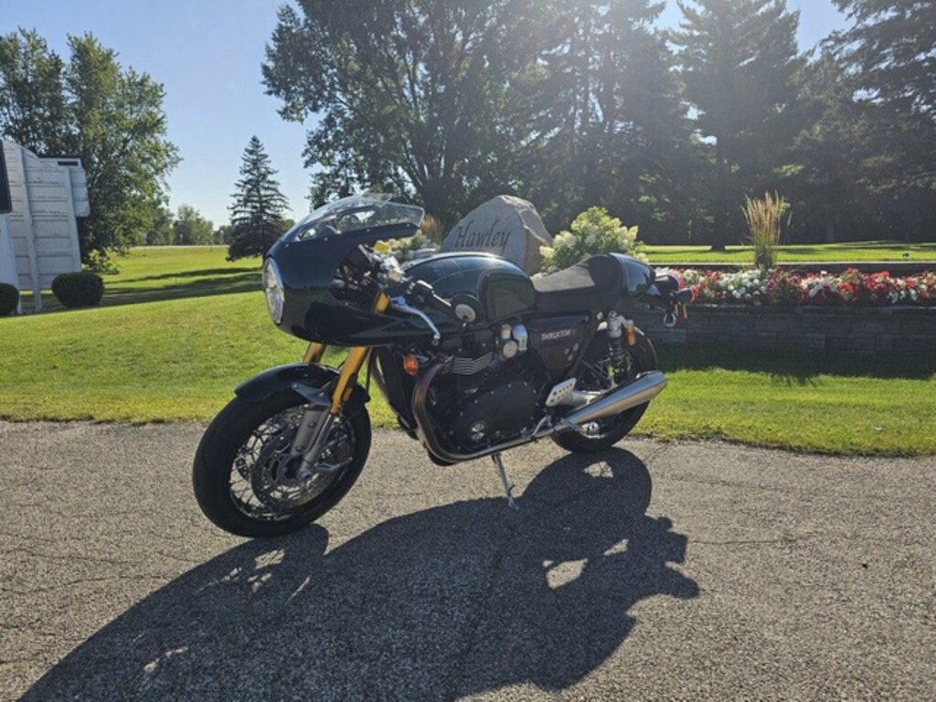 Used 2025 Triumph Thruxton RS Final Edition Competition Green MotorCycle