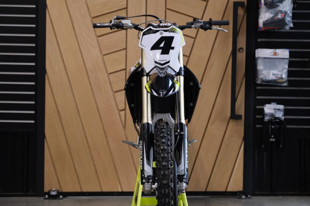New 2025 Triumph TF 450-RC Edition Jet Blackpure White MotorCycle