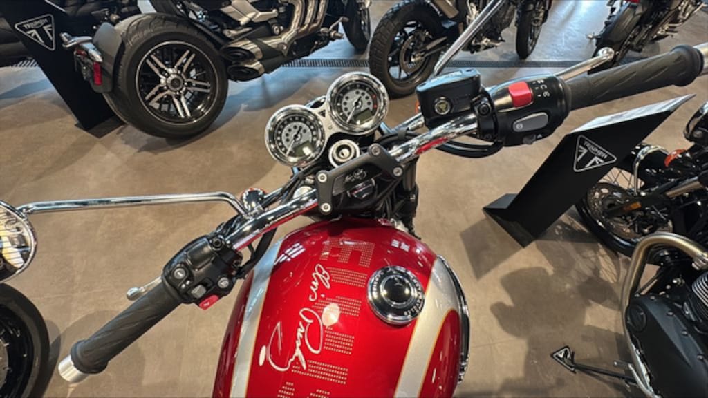 New 2025 Triumph Bonneville T120 Elvis Presley Limited Edition Carn MotorCycle