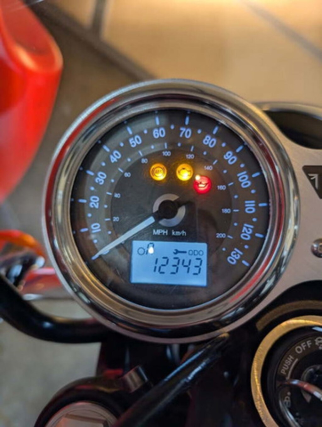 Used 2018 Triumph Bonneville T100 Fusion White And Aegean Blue MotorCycle