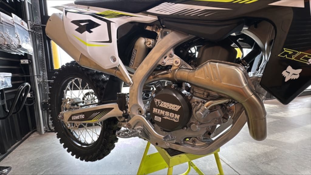 New 2025 Triumph TF 450-RC Edition Jet Blackpure White MotorCycle