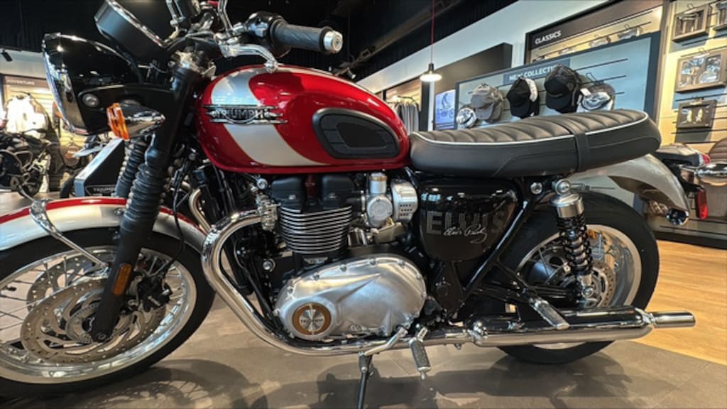 New 2025 Triumph Bonneville T120 Elvis Presley Limited Edition Carn MotorCycle