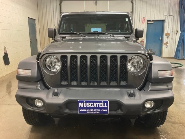 Used 2022 Jeep Wrangler Sport S with VIN 1C4HJXAG8NW194950 for sale in Hawley, Minnesota