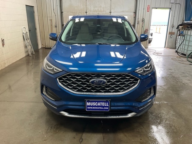 Used 2022 Ford Edge Titanium with VIN 2FMPK4K95NBA47666 for sale in Hawley, Minnesota