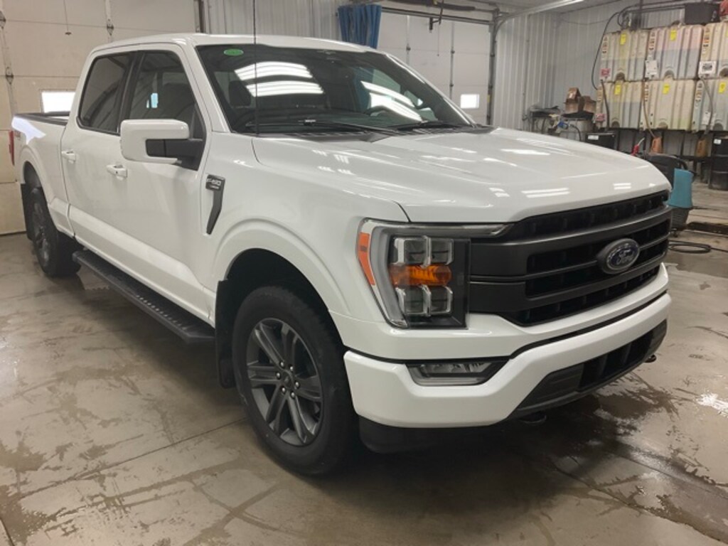 Used 2023 Ford F150 Truck Lariat White for Sale in Hawley MN Stock