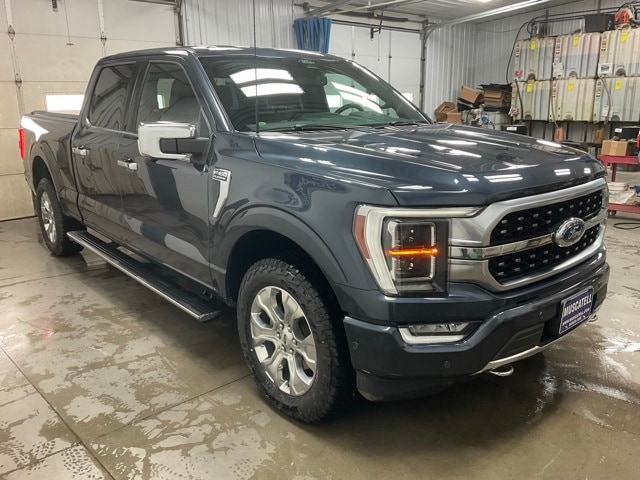 Used 2022 Ford F-150 Platinum with VIN 1FTFW1E84NFB59654 for sale in Moorhead, Minnesota