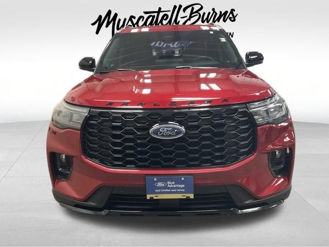 Used 2025 Ford Explorer ST-LINE with VIN 1FMUK8KH7SGB67071 for sale in Hawley, Minnesota