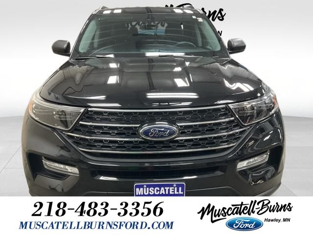 Used 2023 Ford Explorer XLT with VIN 1FMSK8DHXPGB33833 for sale in Hawley, Minnesota