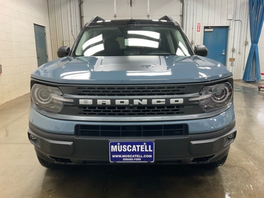 New 2024 Ford Bronco Sport SUV Badlands Azure Gray Metallic TriCoat