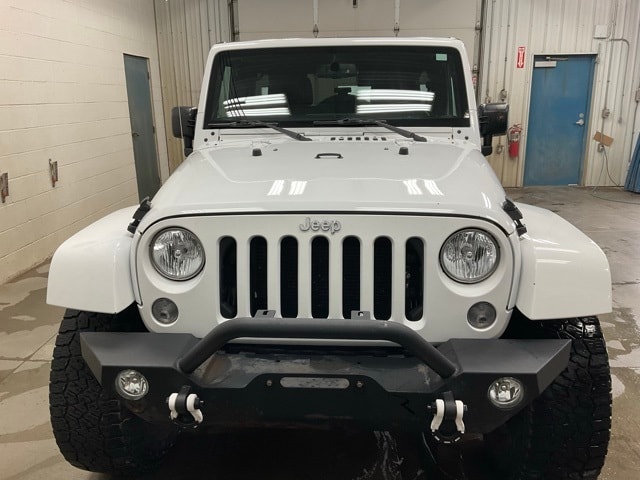 Used 2015 Jeep Wrangler Unlimited Sahara with VIN 1C4BJWEG9FL576627 for sale in Hawley, MN