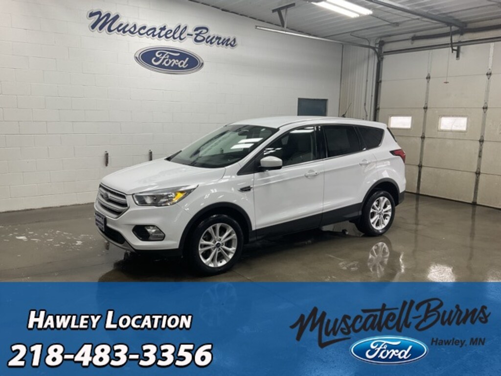 Used 2019 Ford Escape SUV SE White for Sale in Hawley MN StockF2102B