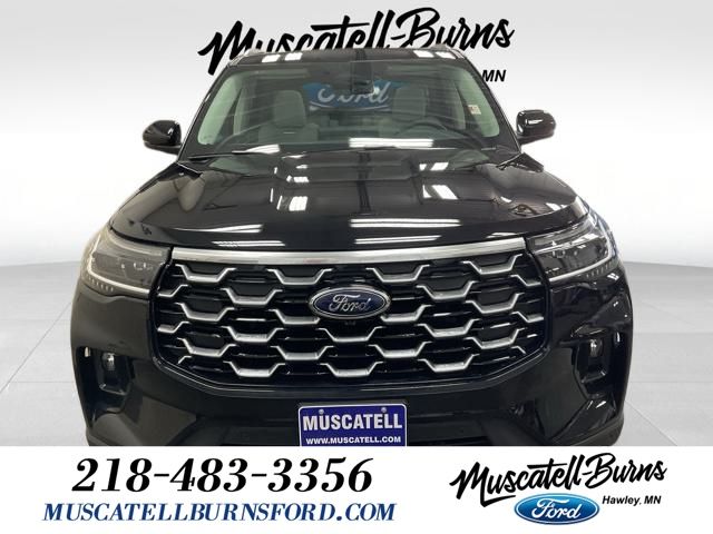 Used 2025 Ford Explorer Platinum with VIN 1FMUK8HH9SGB56242 for sale in Hawley, Minnesota