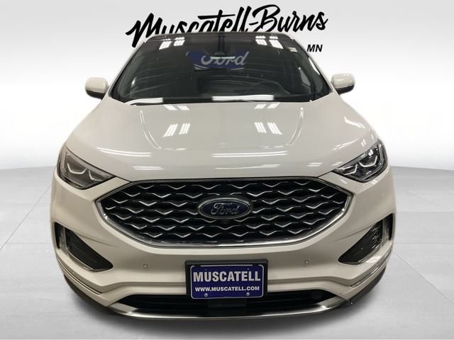 Used 2021 Ford Edge Titanium with VIN 2FMPK4K95MBA65809 for sale in Hawley, Minnesota