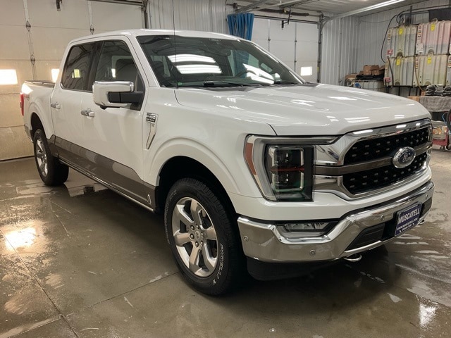 Used 2021 Ford F-150 King Ranch with VIN 1FTFW1E8XMFA85395 for sale in Hawley, MN