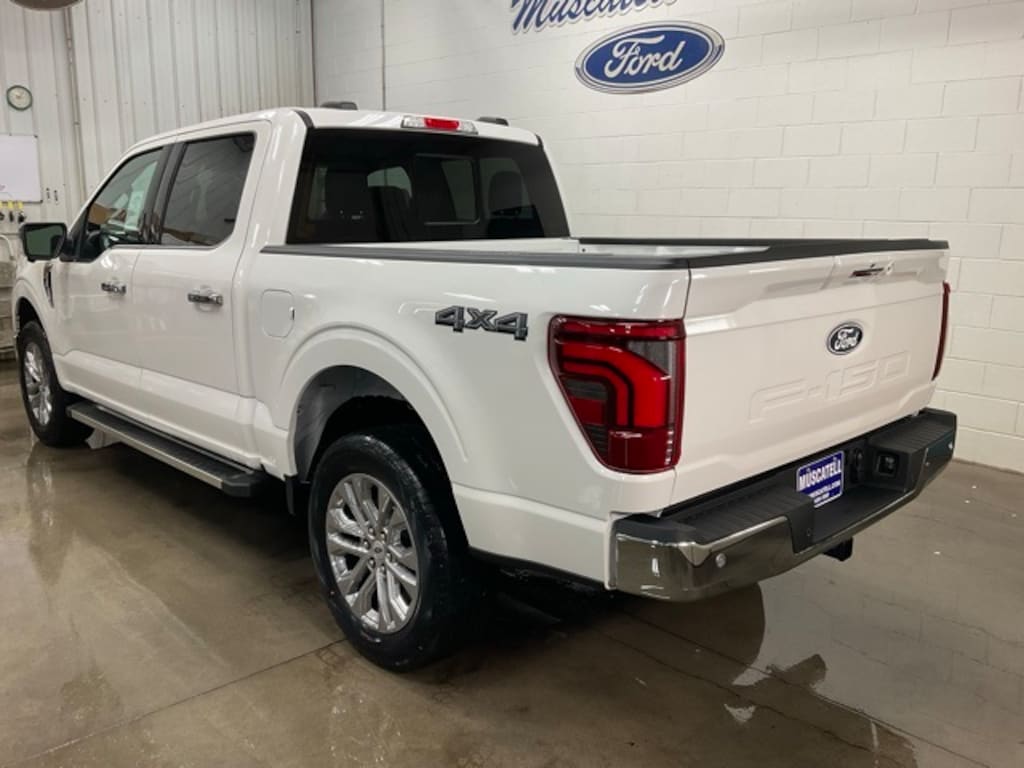 New 2024 Ford F150 Truck Lariat Star White Metallic TriCoat for Sale