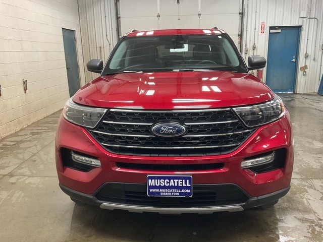 Used 2021 Ford Explorer XLT with VIN 1FMSK8DH6MGC44827 for sale in Hawley, Minnesota
