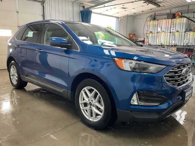 Used 2022 Ford Edge SEL with VIN 2FMPK4J92NBA81789 for sale in Hawley, Minnesota