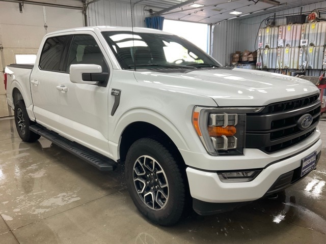 Used 2023 Ford F-150 Lariat with VIN 1FTFW1E8XPFB98073 for sale in Hawley, MN