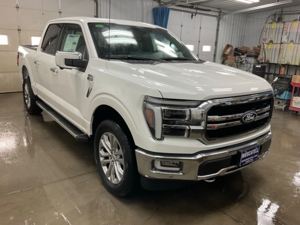 New 2024 Ford F150 Truck Lariat Star White Metallic TriCoat for Sale