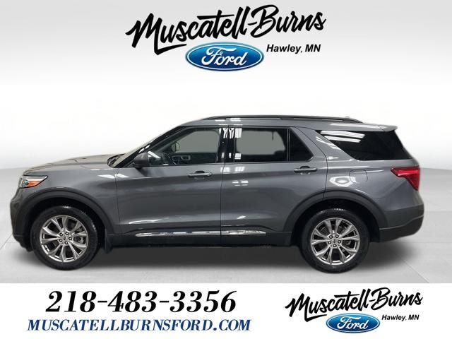 Used 2021 Ford Explorer XLT with VIN 1FMSK8DH4MGB44662 for sale in Hawley, Minnesota