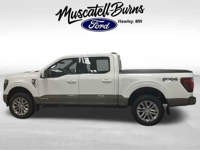 Used 2025 Ford F-150 King Ranch with VIN 1FTFW6LD7SFB43599 for sale in Hawley, Minnesota