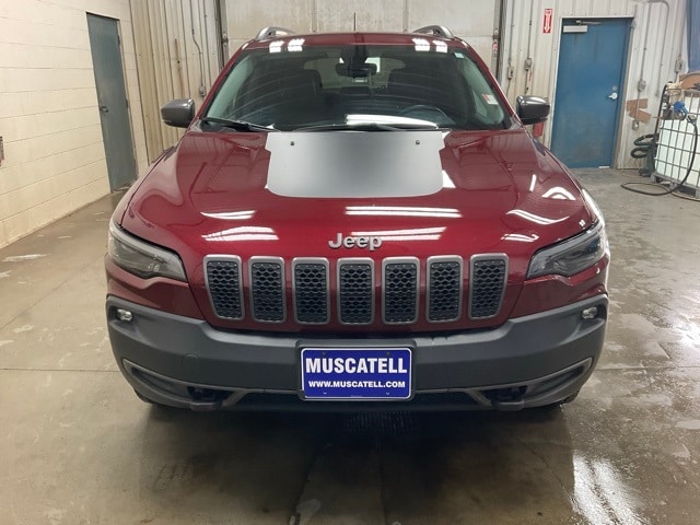Used 2019 Jeep Cherokee Trailhawk with VIN 1C4PJMBX6KD397562 for sale in Hawley, Minnesota