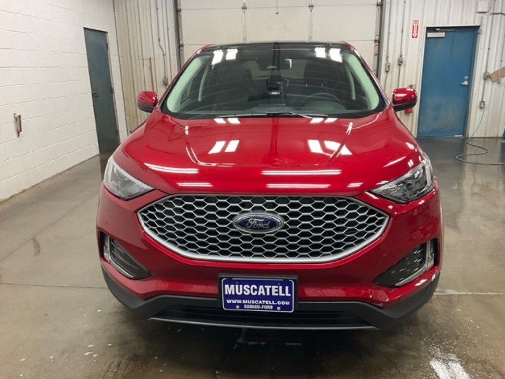New 2024 Ford Edge SUV SEL Rapid Red Metallic Tinted Clearcoat for Sale