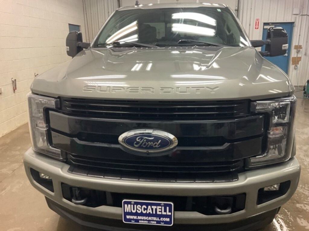 Used 2019 Ford F350SD Truck Lariat Silver Spruce for Sale in Hawley MN