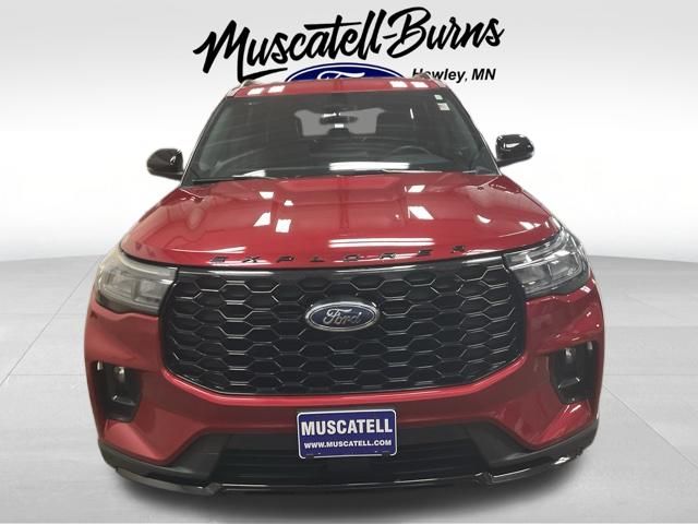 Used 2025 Ford Explorer ST-LINE with VIN 1FMUK8KH0SGB82639 for sale in Hawley, Minnesota