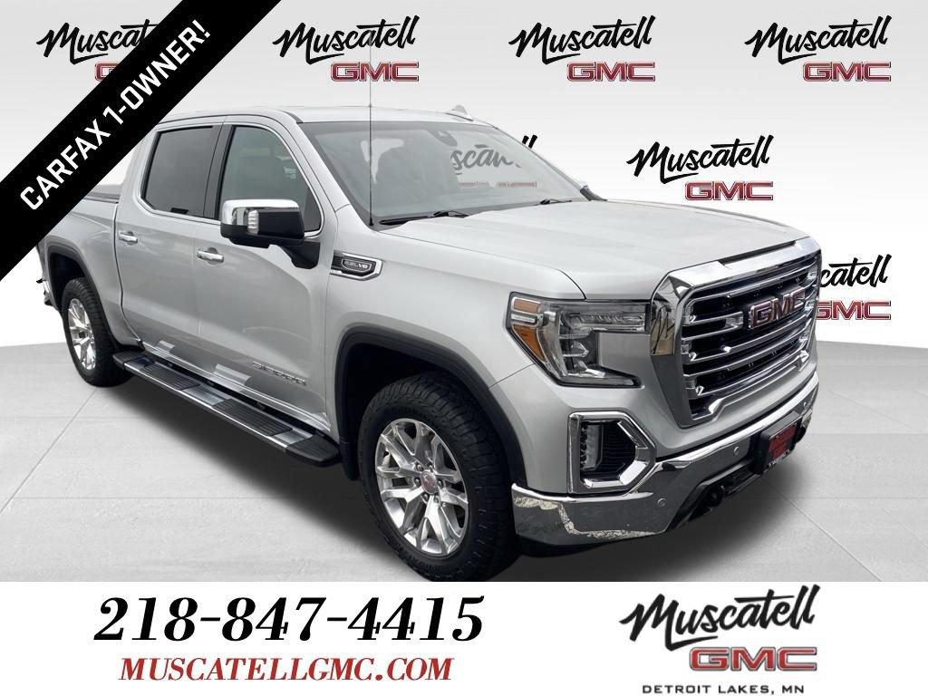 Used 2021 GMC Sierra 1500 SLT with VIN 3GTU9DED5MG288058 for sale in Detroit Lakes, Minnesota
