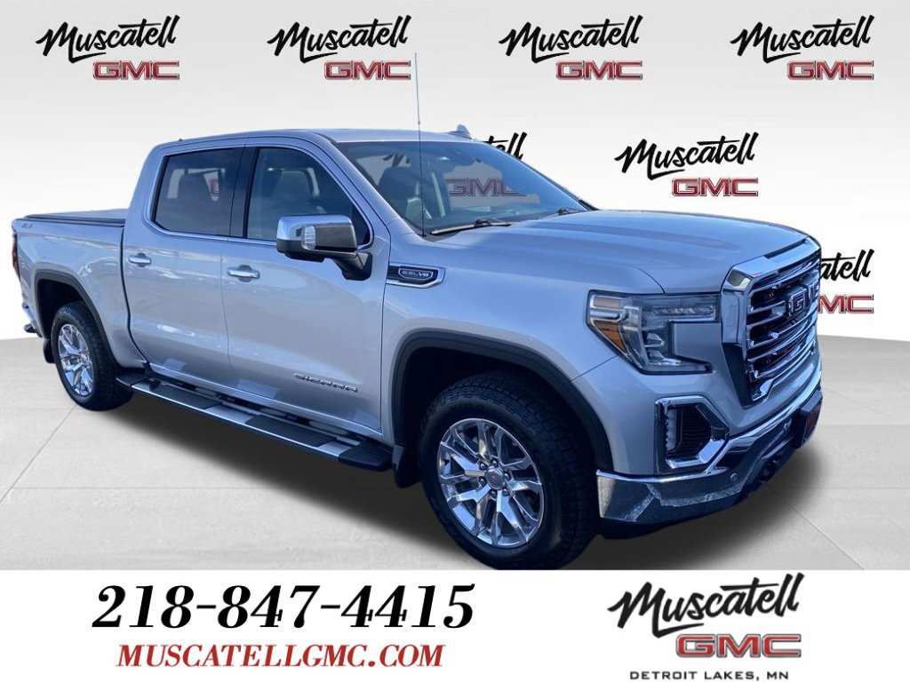 Used 2020 GMC Sierra 1500 SLT with VIN 3GTU9DED8LG254470 for sale in Detroit Lakes, Minnesota