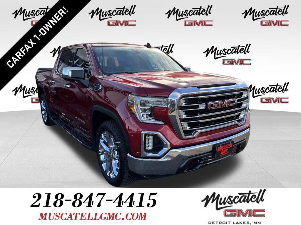 Used 2019 GMC Sierra 1500 SLT with VIN 3GTU9DED6KG299423 for sale in Detroit Lakes, Minnesota