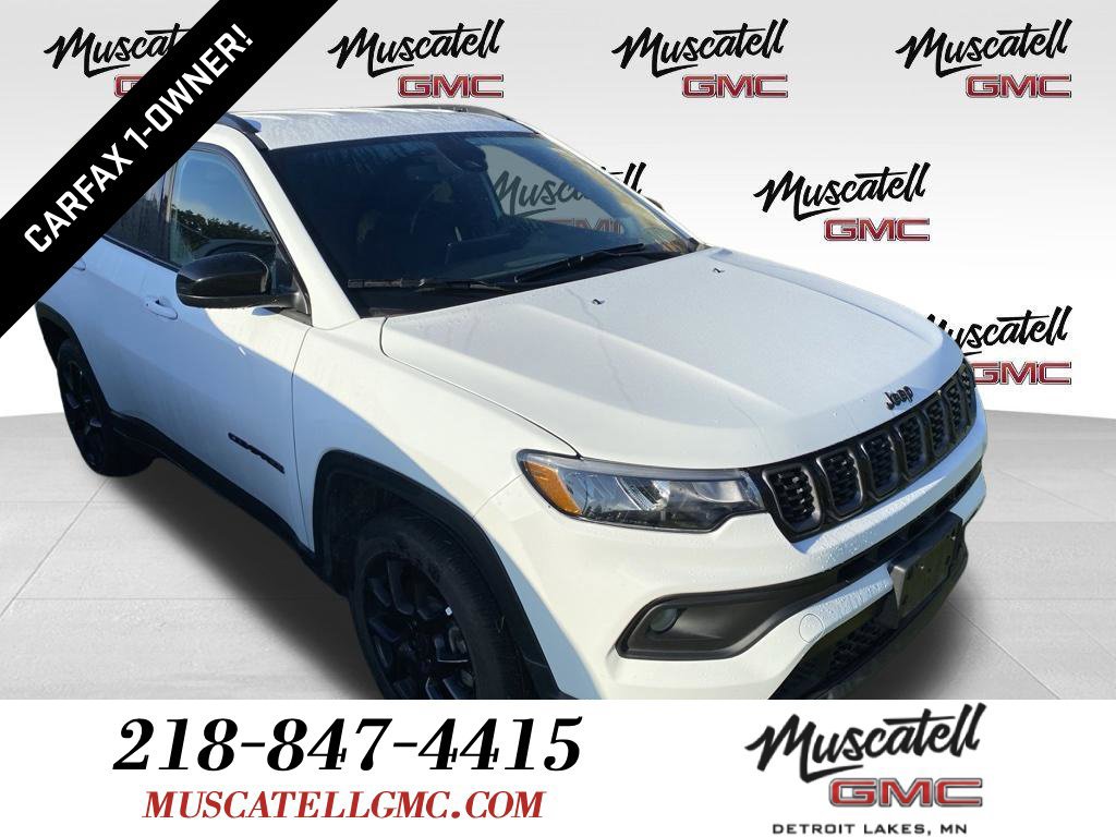 Used 2025 Jeep Compass Latitude with VIN 3C4NJDBN8ST617509 for sale in Detroit Lakes, Minnesota