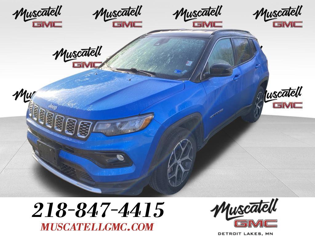 Used 2024 Jeep Compass Limited with VIN 3C4NJDCN4RT134284 for sale in Detroit Lakes, Minnesota