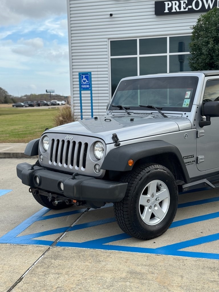 Used 2017 Jeep Wrangler Unlimited Sport S with VIN 1C4BJWDG0HL654765 for sale in New Iberia, LA