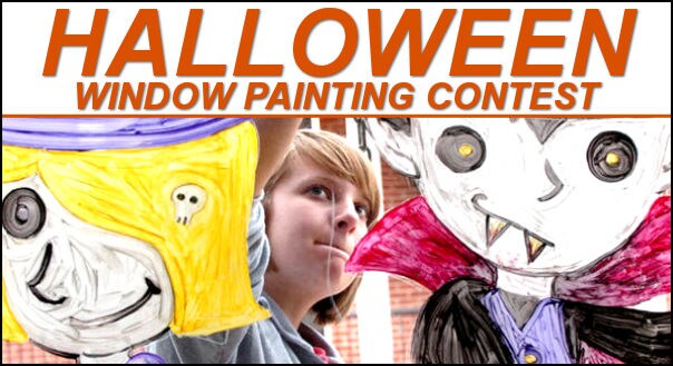 Annual halloween window painting contest 05 image