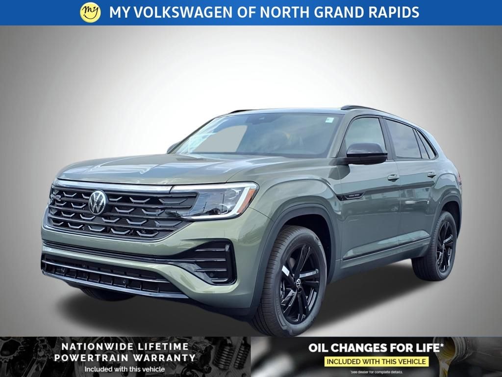New 2026 Volkswagen Atlas Cross Sport 2.0T SEL R-Line Black SUV