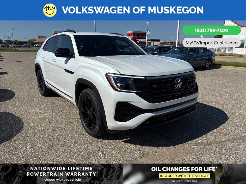 New 2026 Volkswagen Atlas Cross Sport 2.0T SEL R-Line Black SUV