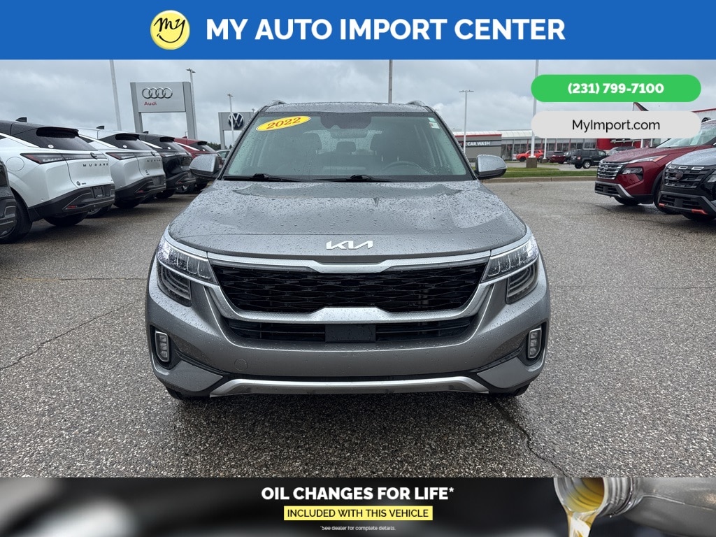 Used 2022 Kia Seltos SX with VIN KNDETCA24N7277618 for sale in Muskegon, MI