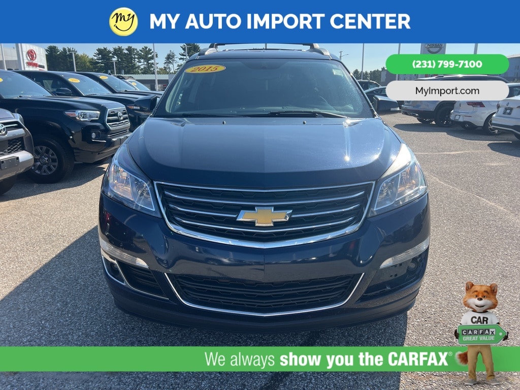 Used 2015 Chevrolet Traverse 1LT with VIN 1GNKVGKD0FJ128428 for sale in Muskegon, MI