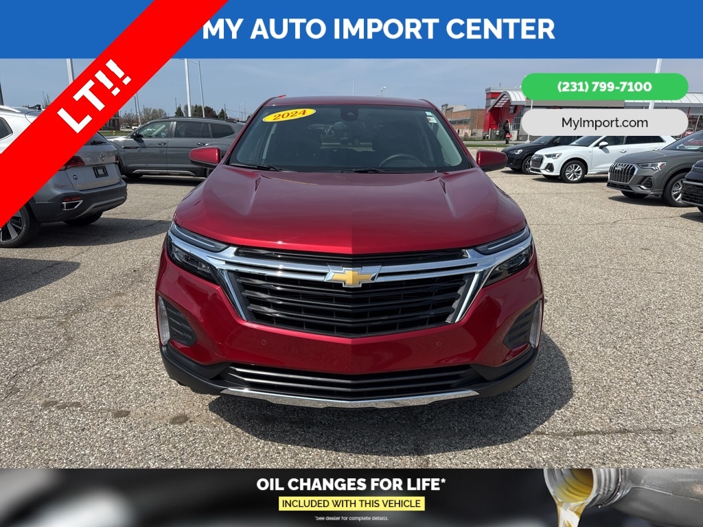 Used 2024 Chevrolet Equinox LT with VIN 3GNAXUEG3RL215327 for sale in Muskegon, MI
