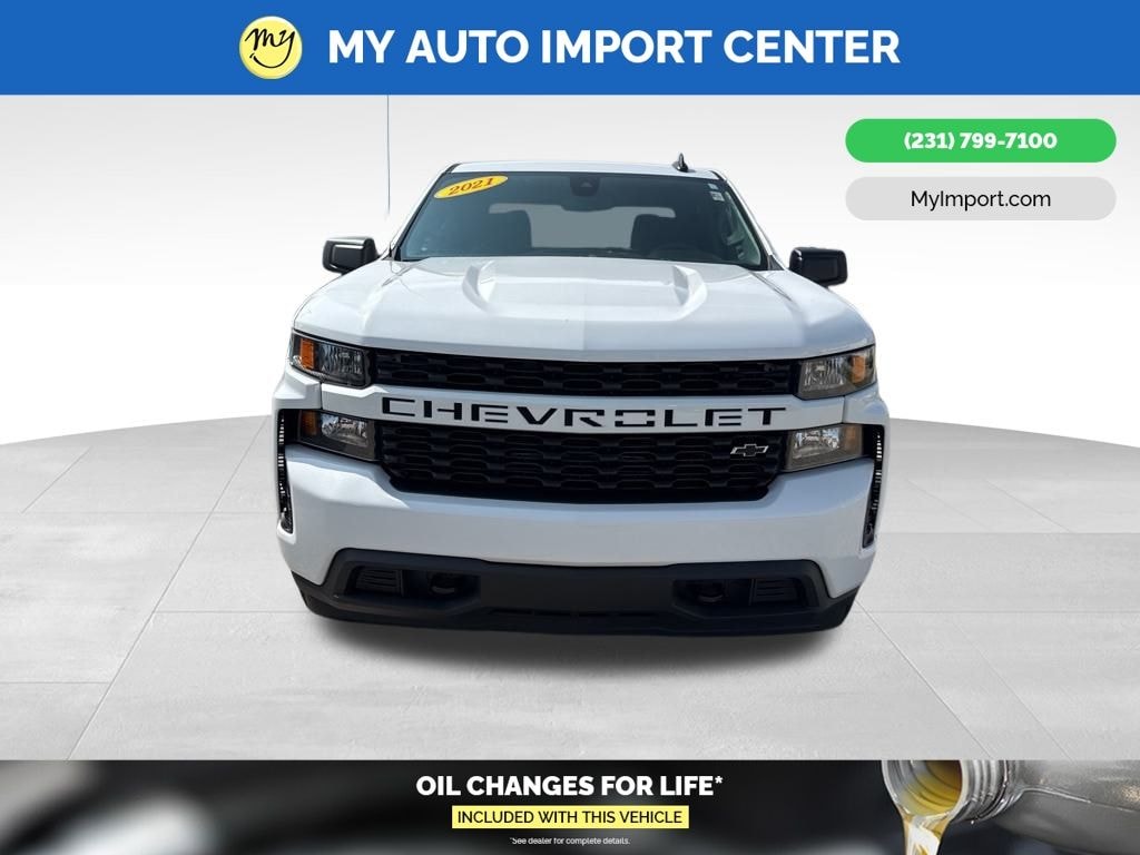 Used 2021 Chevrolet Silverado 1500 Custom Truck Crew Cab