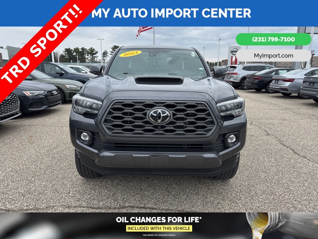 Certified 2023 Toyota Tacoma TRD Sport with VIN 3TYCZ5ANXPT159145 for sale in Muskegon, MI